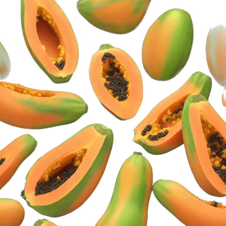 papaya emoji