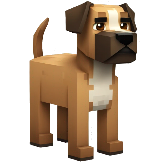 Minecraft Dog emoji