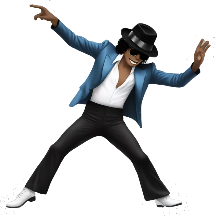 Michael Jackson dancing emoji