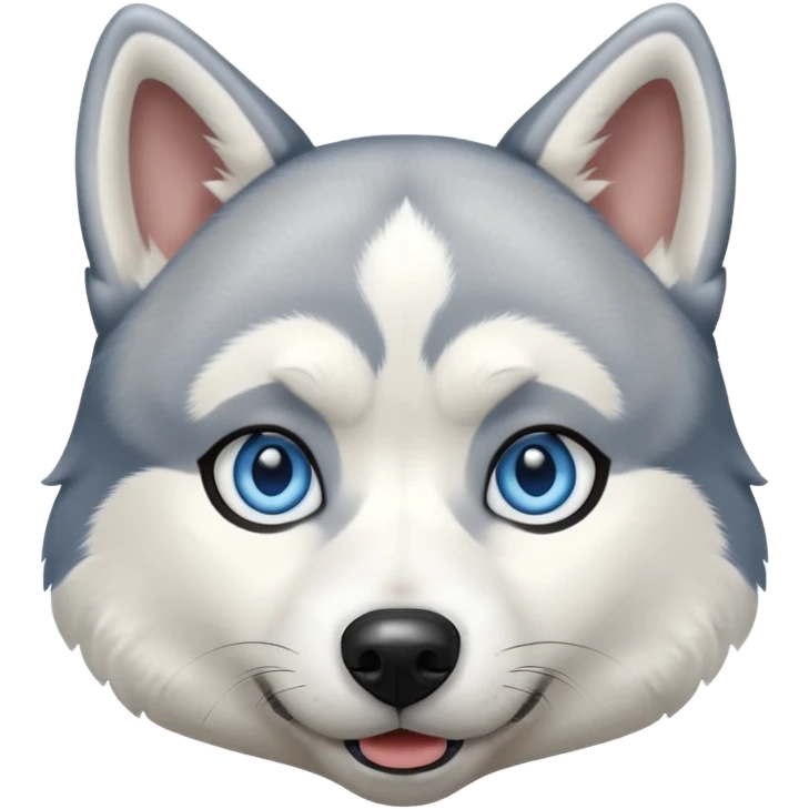 different dog full image husky sitting emoji
