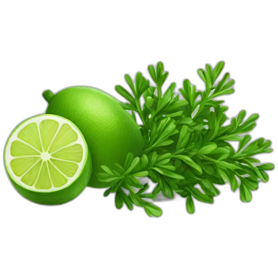 Thyme and lime emoji