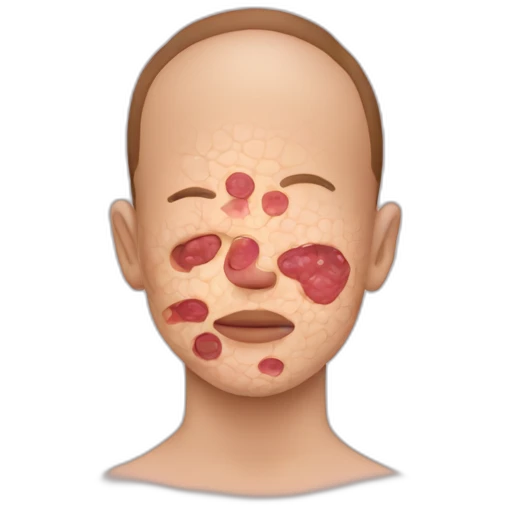 a skin disease emoji