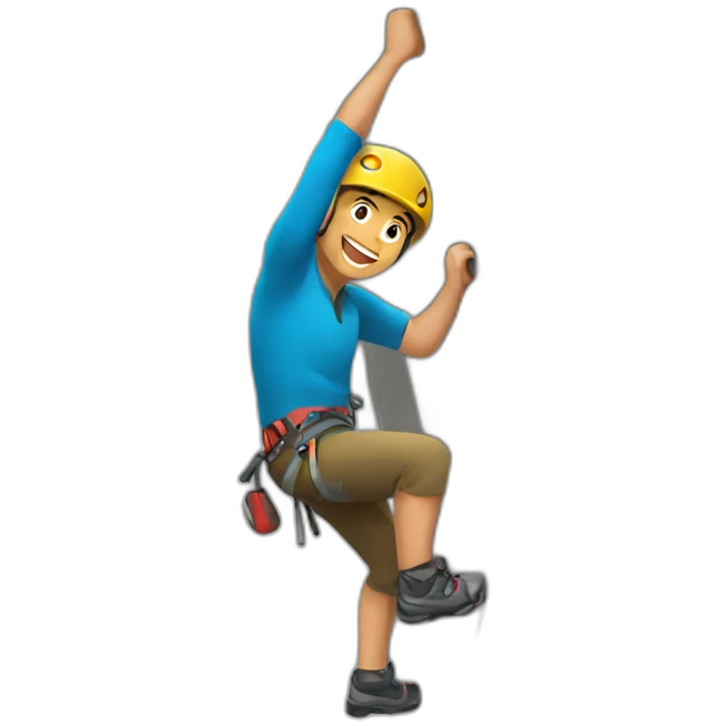 climbing emoji