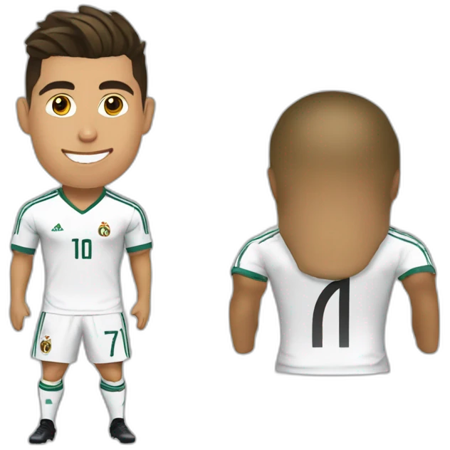 Cristiano Ronaldo whit goar emoji