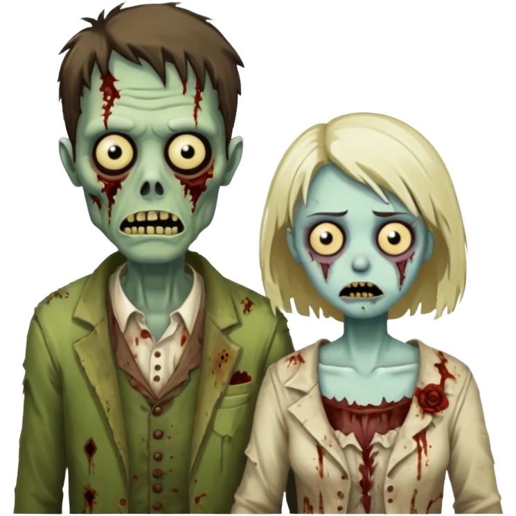 zombie husband wife emoji