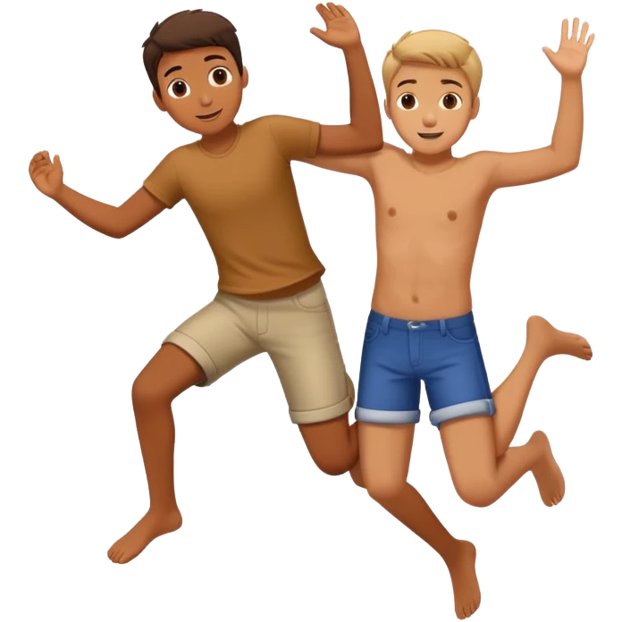 jumping into boyfriends arms emoji