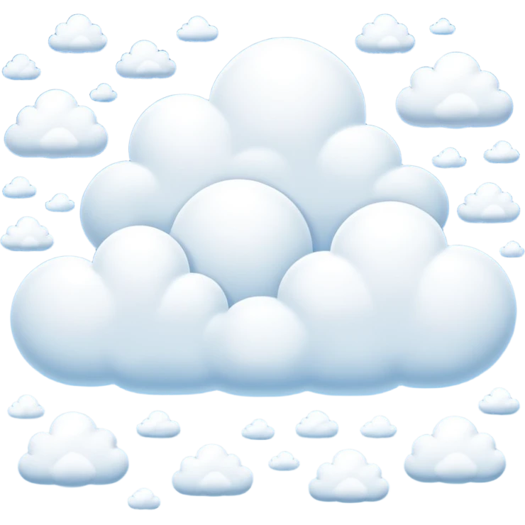 cute sky with clouds emoji