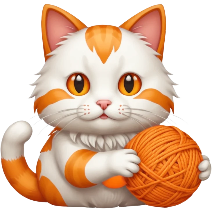 A cat with hands emoji