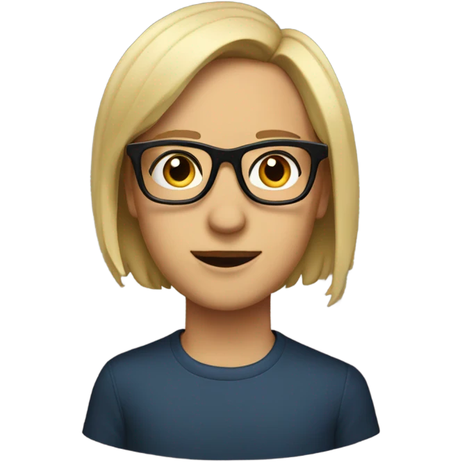 taylor with glasses emoji