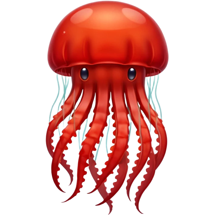 Red jellyfish emoji