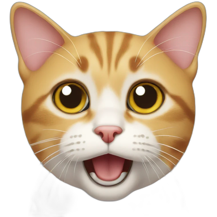 surprised cat emoji