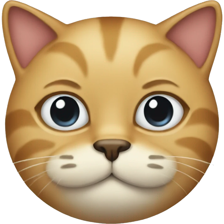 Cat with moustache  emoji