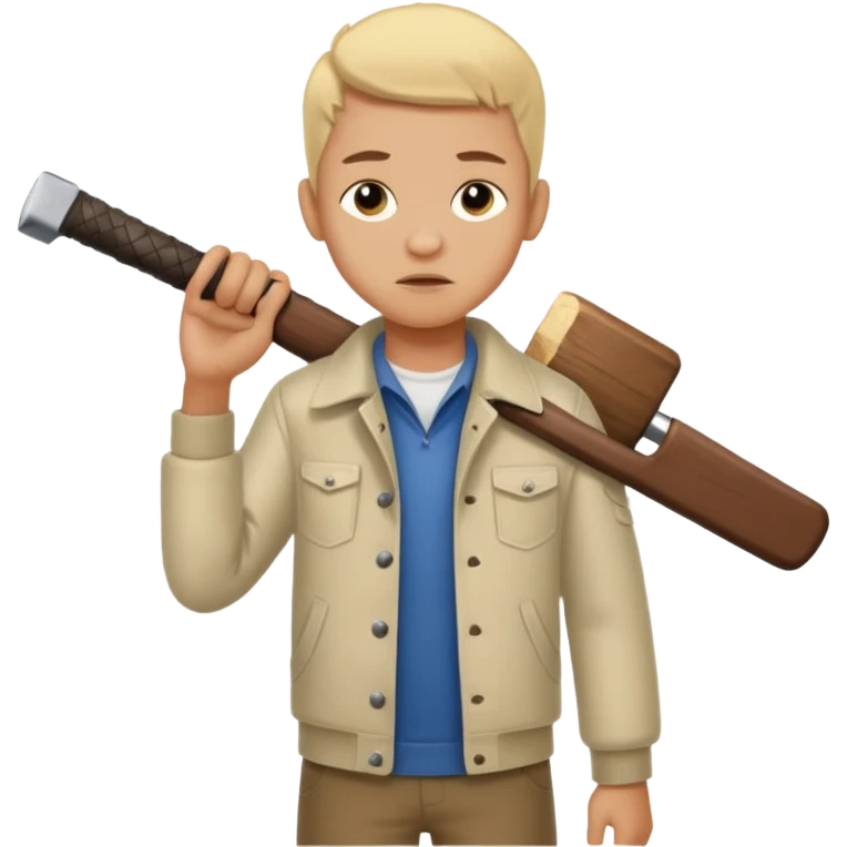 13 y/o Brian robeson at the beginning of Hatchet
struggling with his parents' recent divorce and harboring . He is angry, self-pitying
He is carrying a hatchet
He is on a single-engine plane with a pilot who soon suffers a heart attack, leaving Brian to navigate the crash and his new, harsh reality. emoji