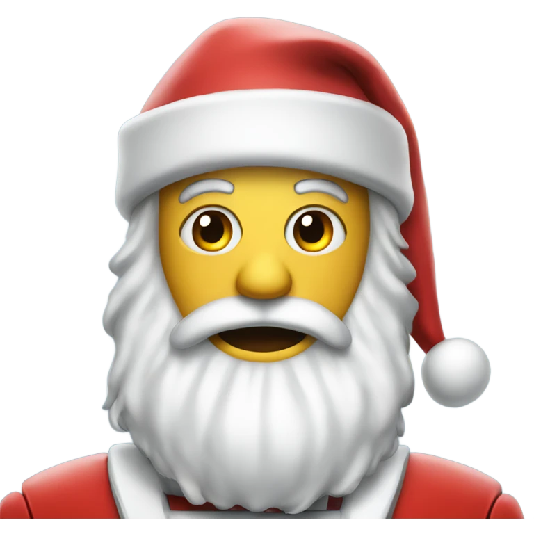 robot santa emoji