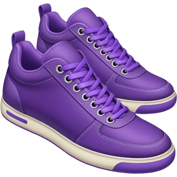 purple sneakers emoji