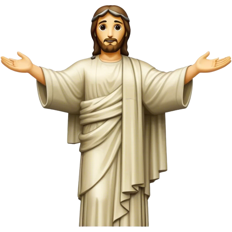 Christ the Redeemer, no frame emoji