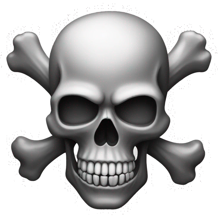 Skull and crossbones emoji