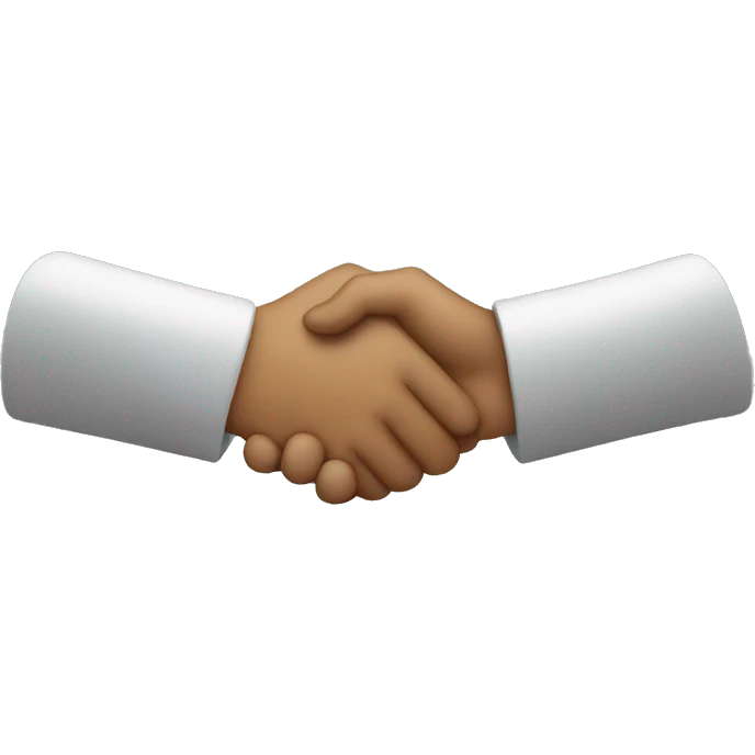 two pigeon hands giving handshake  emoji