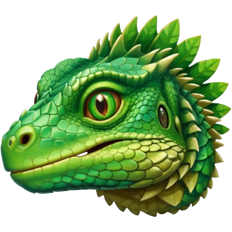 iguana's face dizzy emoji