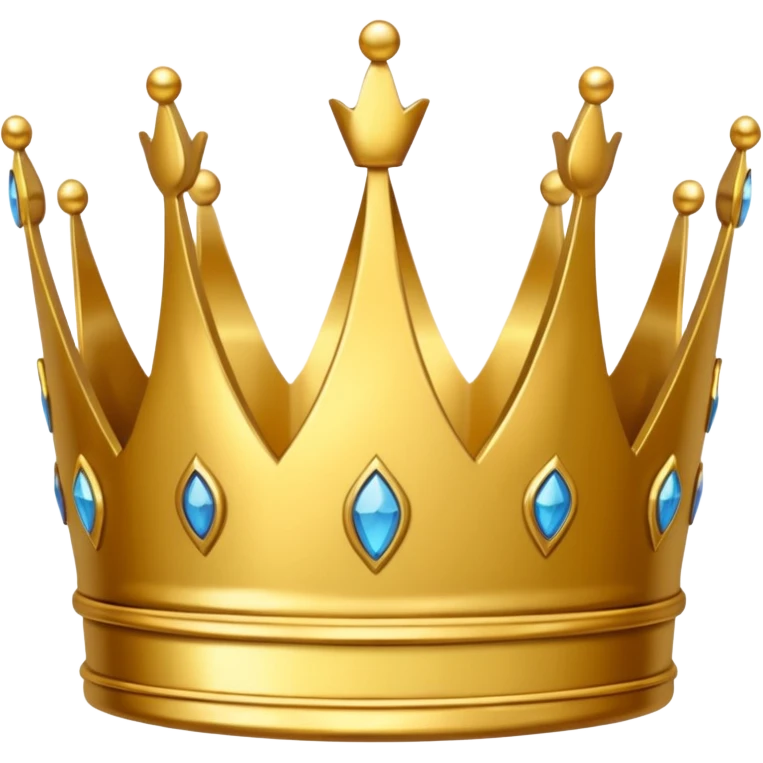 create a crown cartoony emoji