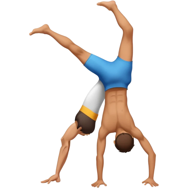 Acrobatic boy emoji