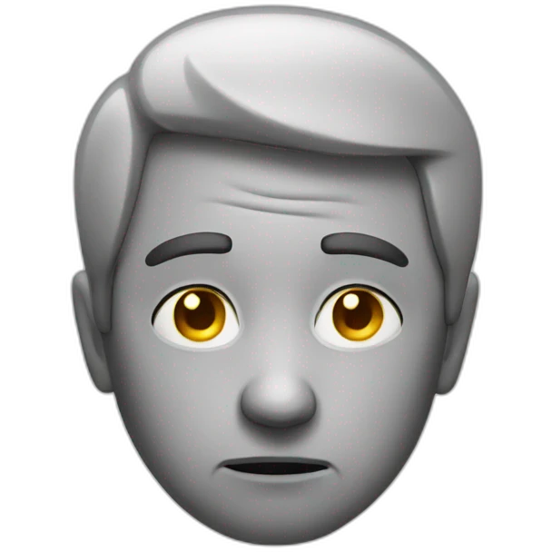 sad man emoji