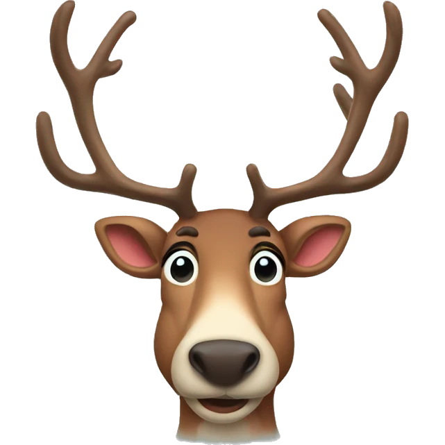 Reindeer emoji