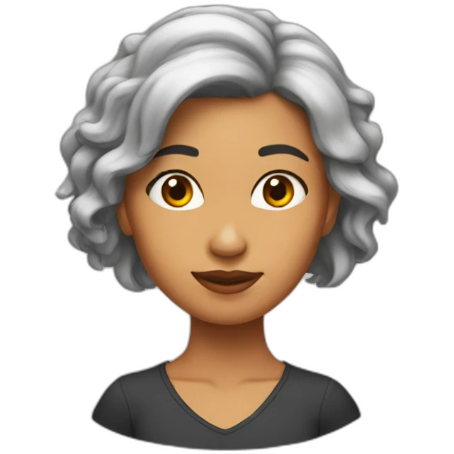 chica de pelo rojo emoji