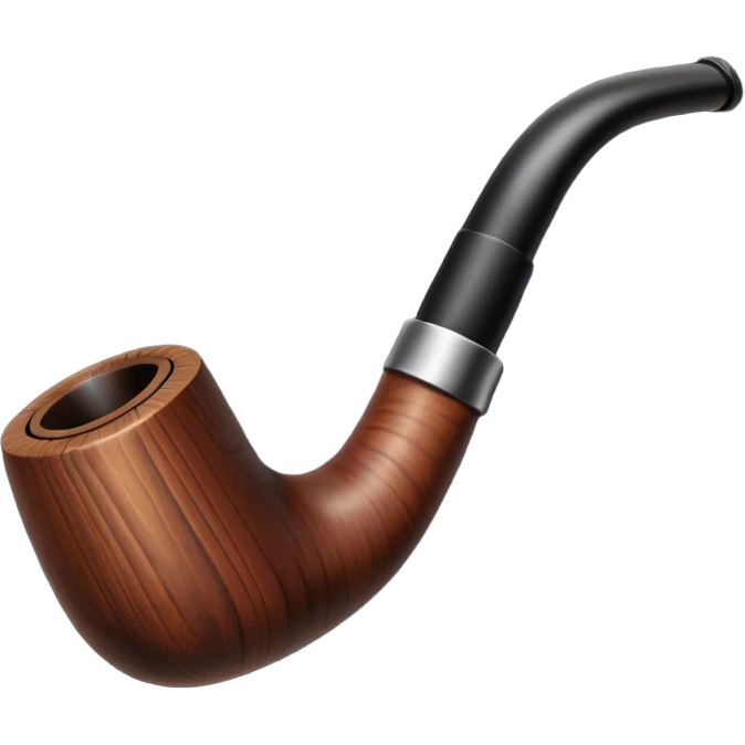 pipe en bois de magritte emoji