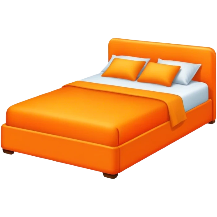 Orange bed emoji
