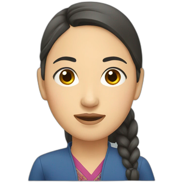 kazakh woman emoji