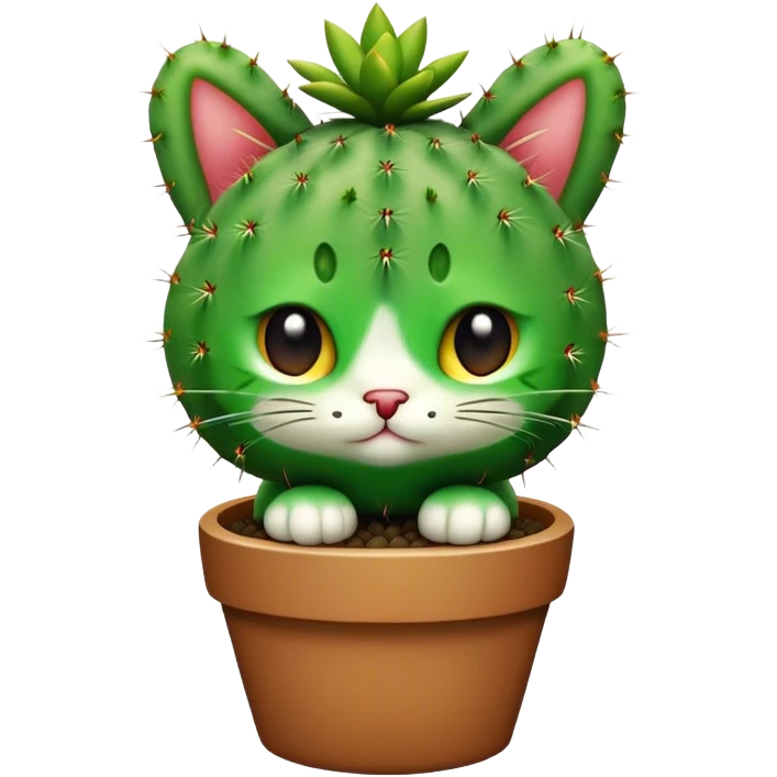 a cactus cat  emoji