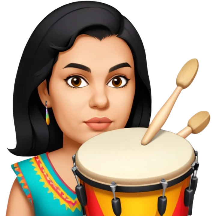 Festive Drummer emoji