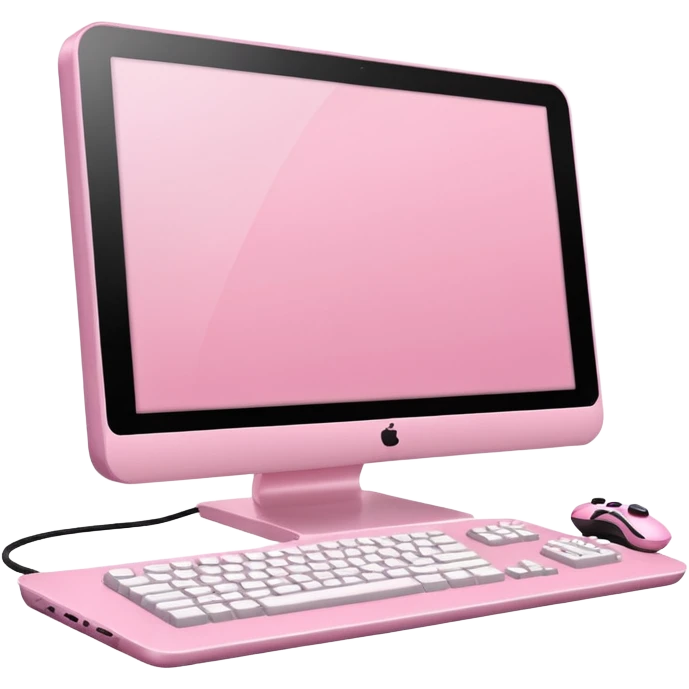 baby pink gaming pc emoji