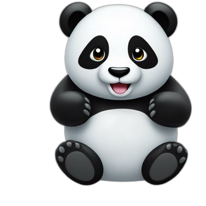panda in crystal emoji