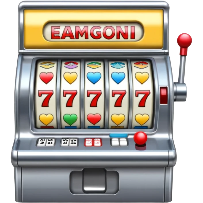 Slot machine, las vegas emoji