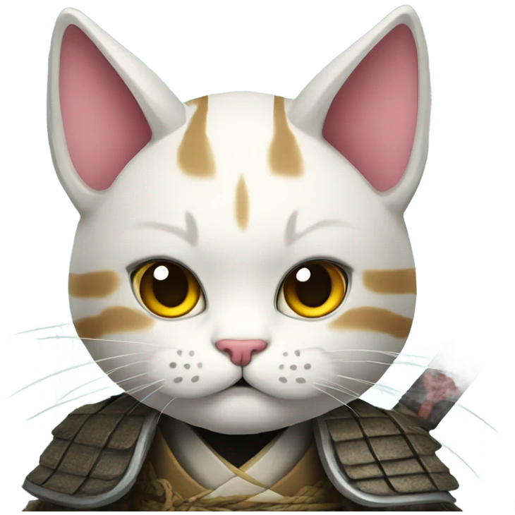 Samurai cat emoji