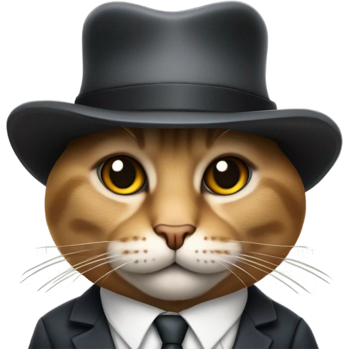 Mafia cat emoji