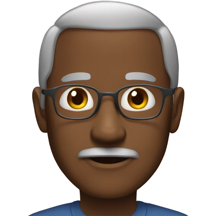 Black grandfather emoji