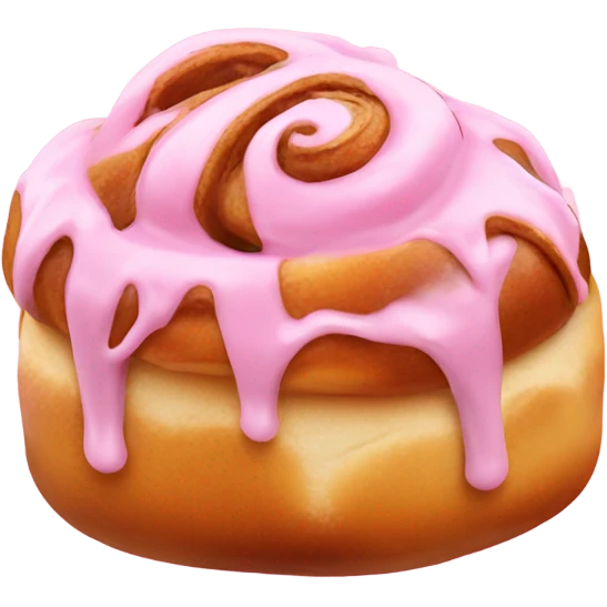 Pink cinnamon buns  emoji