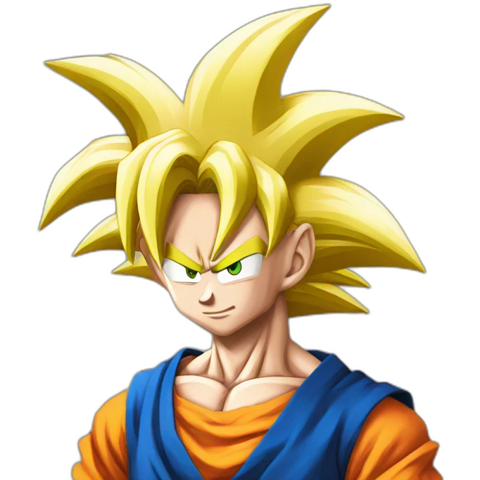 goku making a rizz emoji