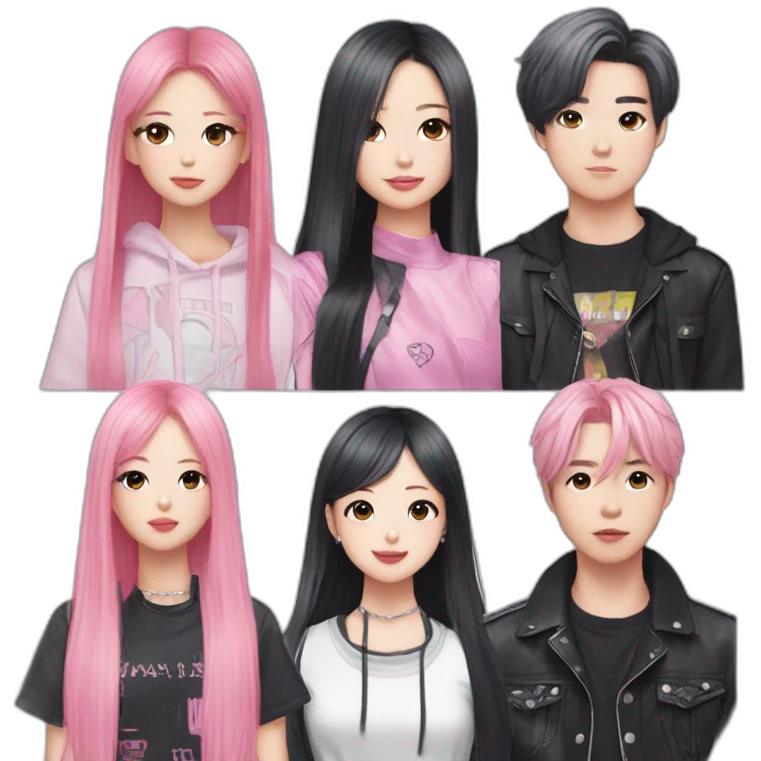 Blackpink and bts  emoji