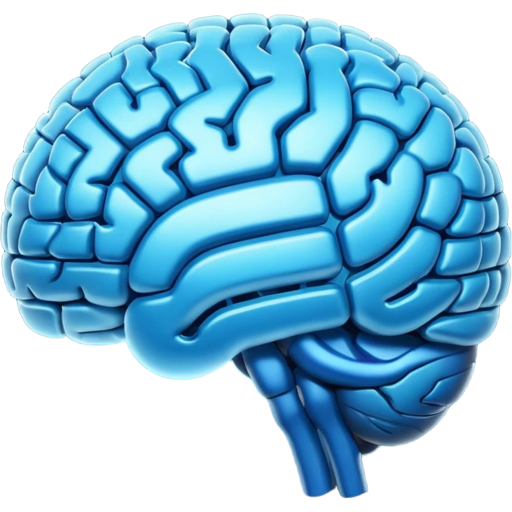 iphone style 
ai brain emoji