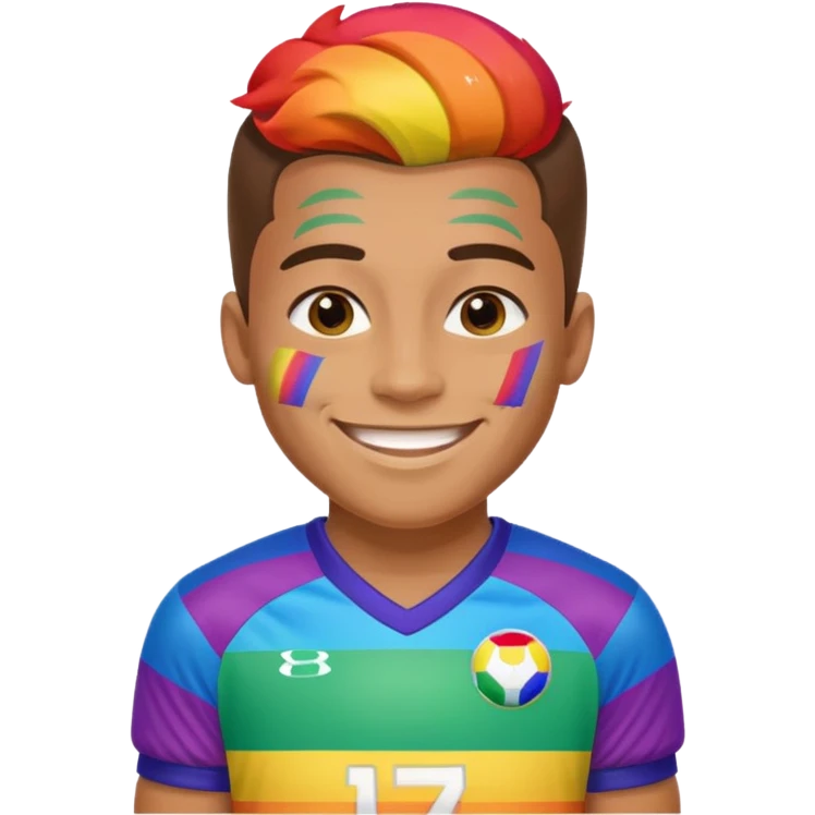 A LGBTQ football player more LGBTQ  emoji