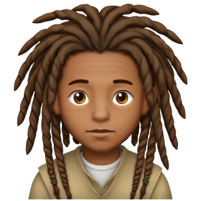 A boy with dreads emoji
