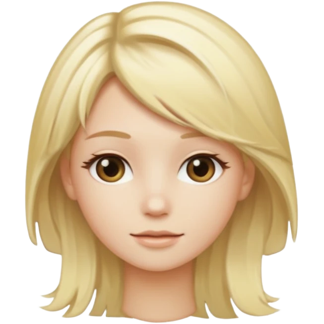 Patch of blonde hair emoji