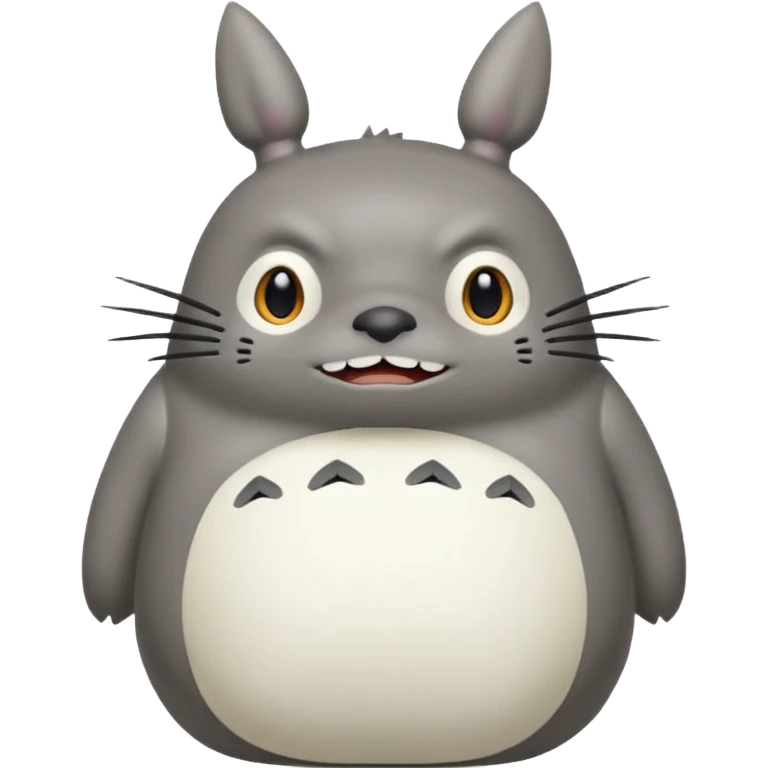 Totoro tierno que se parezca al real  emoji