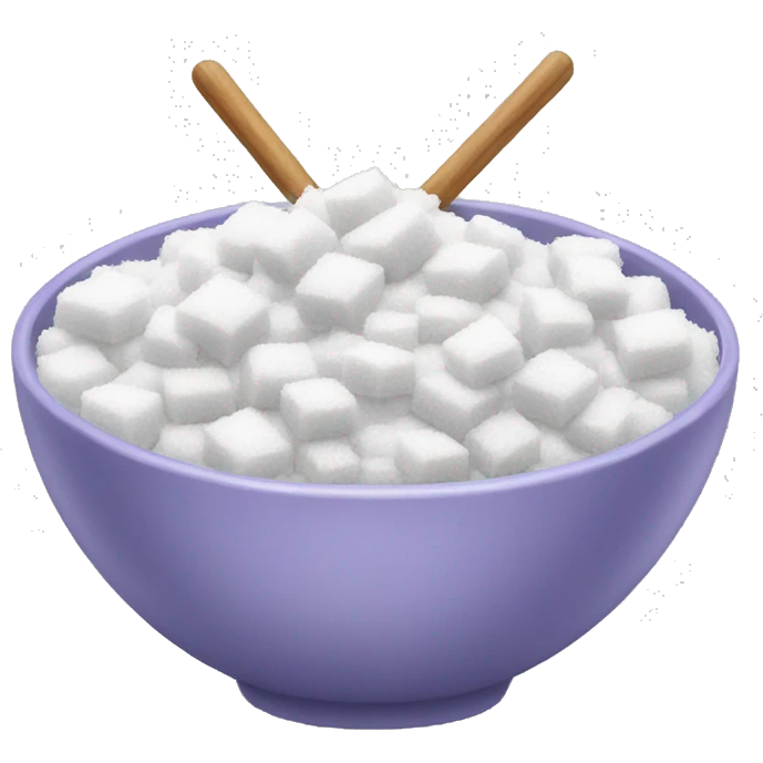 bowl of sugar emoji