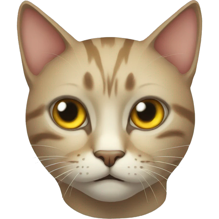 Scary cat emoji