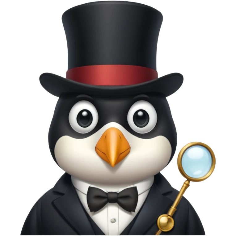 El rostro de Pingüino emoji